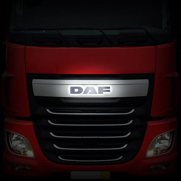 Светодиодная надпись-логотип для грузовиков DAF 106 (535х90мм)