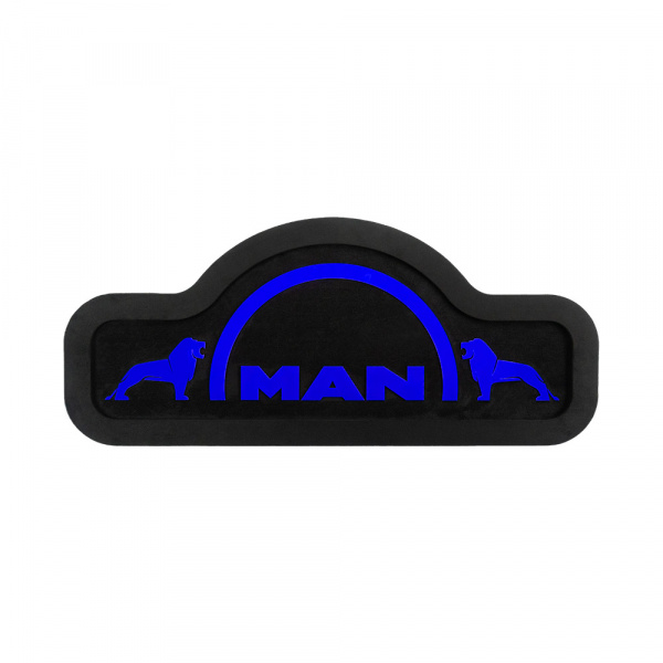 Панель на спальник 880*340 MAN (замша) - (24v, х2 подсв.)