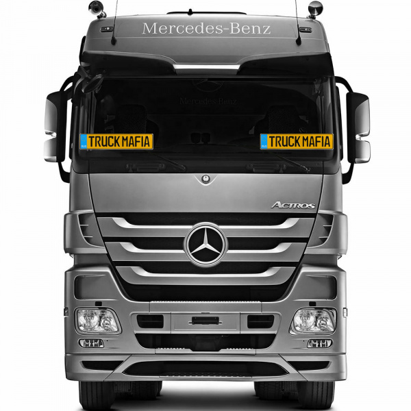 Автомобильный сувенирный номер TRUCK MAFIA