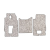83-Коврики ворсовые Mercedes Actros MP3 MS от 2004г. -(ABTC 3 коврика. АТ) (Фортуна (Серый) кант Серый)