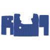 10.1 Коврики стёганные MAZ EURO 3 (МТ) педаль газа снизу  (Премиум Синий)