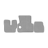 33-Коврики ворсовые MAN F-2000 Commandor -(АВС 3 коврика. МТ) (UPP-6 (Серый) кант Черный)