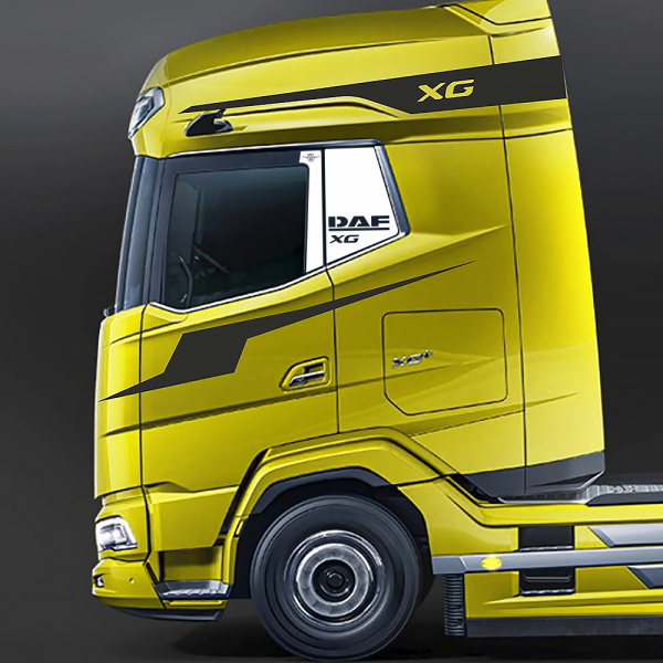 Накладки из нержавеющей стали на стойки дверей DAF 107 (от 2023г.в.) NKN-146