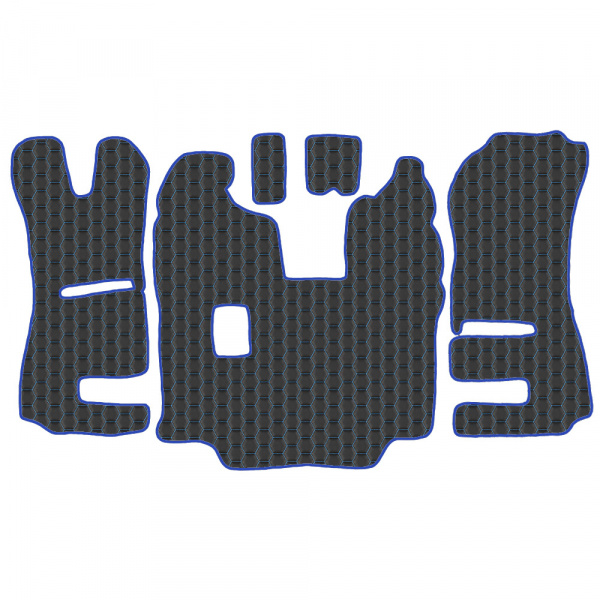 3.10 Коврики стёганные SCANIA 5 ser. R (МТ, 1 пневм., 1 табуретка) от 2013г