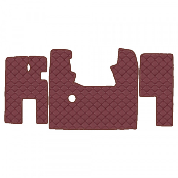 10.1 Коврики стёганные MAZ EURO 3 (МТ) педаль газа снизу