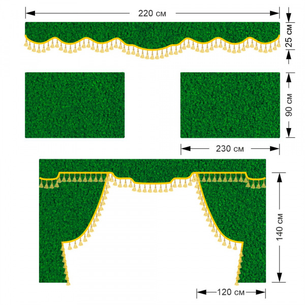 Комплект автоштор для SCANIA 4 серия