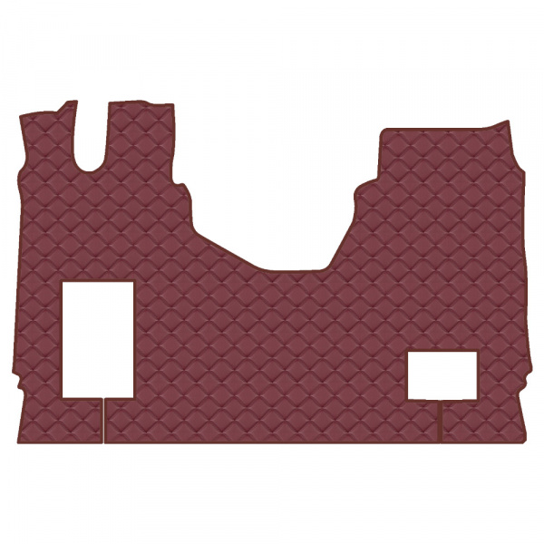 5.17 Коврики стёганные MERCEDES ACTROS L от 2022 (АТ, ровный пол,1 пневм.,1 табуретка) 