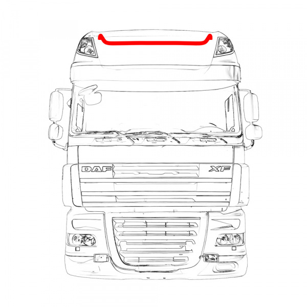 Дуга на крышу DAF 105 XL SUPER SPACECAR высокая крыша (6 ПТФ)