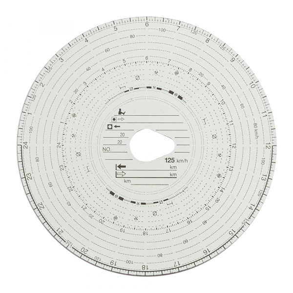 Диски тахографа 125km Auger 79648 (100 шт.)