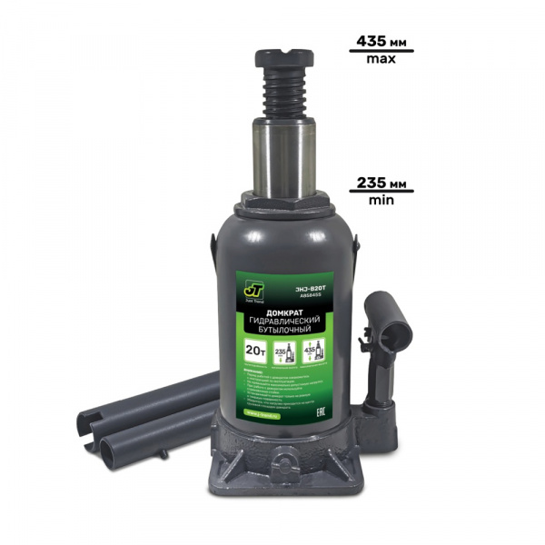 Домкрат гидравлический 20 т JT JHJ-B20T, 235-435 мм AVS