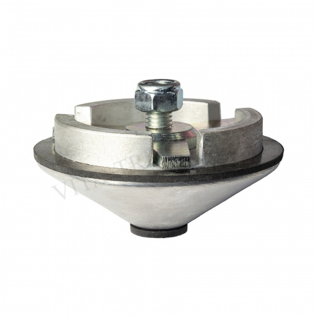 Конусная крышка металлическая для защиты бака Sitrak Ø90мм