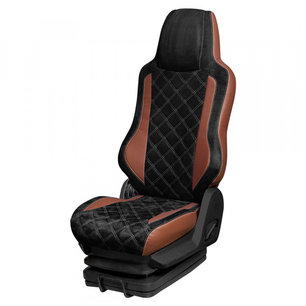 171a Чехлы Люкс Mercedes-Benz MP4 (Китай) от 2024 (2 ремня) 2 выс.сид., пневмо+таб., 4 подл.