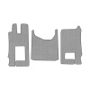 92-Коврики ворсовые MERCEDES ACTROS MP4 1845 2018г. -(ABTC 3 коврика. АТ) (UPP-6 (Серый) кант Серый)