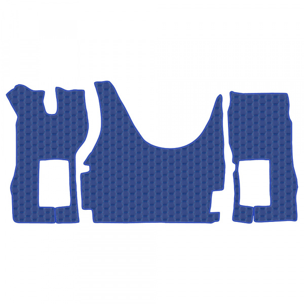 2.13 Коврики стёганные VOLVO FH 5 от 2021  (АТ, 2 пневм) 