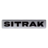 Объемная наклейка VT SITRAK (200х40мм, серая)