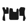87-Коврики ворсовые SCANIA R  -(АВС 3 коврика. МТ) (UPP-3 (Черный) кант Серый)