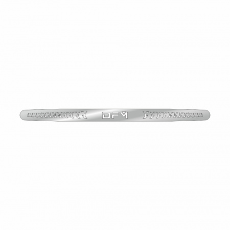 Защита лобового стекла для DongFeng GX520 (нерж. сталь, косые углы)