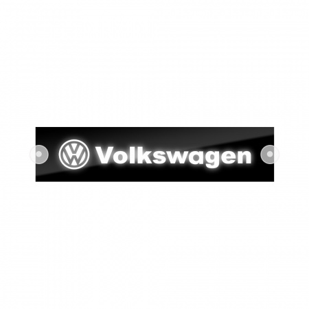Табличка светодиодная 10*50 Лобовое (12v) (VOLKSWAGEN белая)