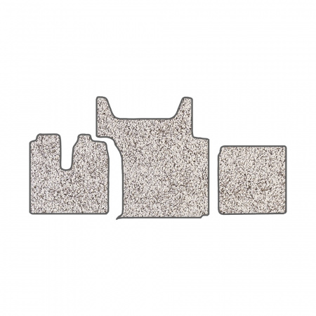 105/1 (хол-к)-Коврики ворсовые Sitrak G7/C7H -(АВС 3 коврика. МТ) (Фортуна (Серый) кант Серый)