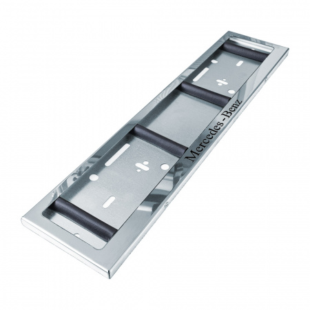 Рамка номерного знака Mercedes Benz (нерж. сталь)