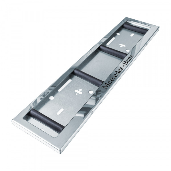 Рамка номерного знака Mercedes Benz (нерж. сталь)