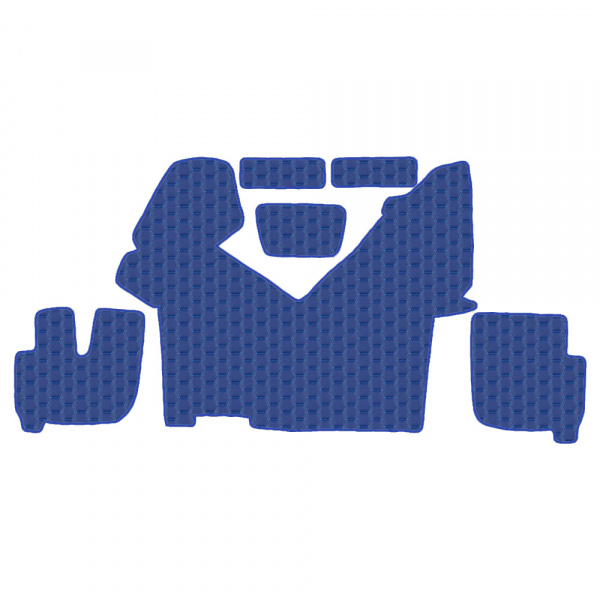 7.2 Коврики стёганные IVECO STRALIS от 2003г.в. (АТ широкая кабина)