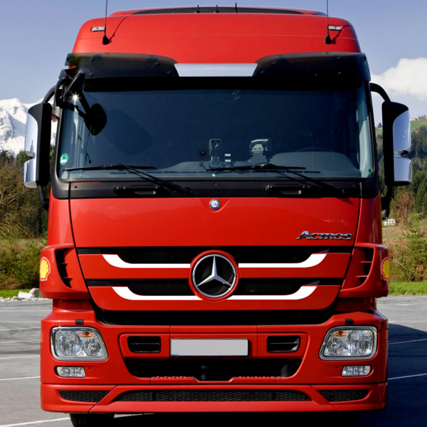 Накладки из нержавеющей стали на капот Mercedes MP3 NKN-137