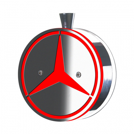 Фонарь под зеркало Mercedes (LED, нерж., комп. 2 шт)