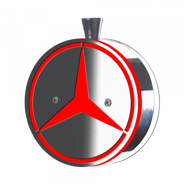 Фонарь под зеркало Mercedes (LED, нерж., комп. 2 шт)