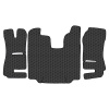 3.12 Коврики стёганные SCANIA 5 seria R от 2018 -  (Премиум Черный строчка Черная)