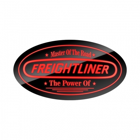 Панель на спальник 75*40 Овал (24v) (Freightliner цветная)