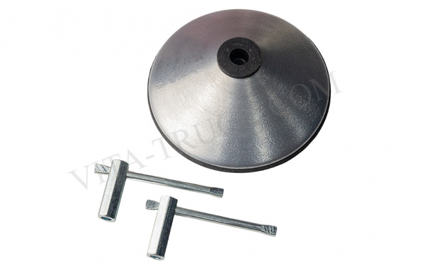 Конусная крышка алюминиевая для защиты бака Sitrak Ø90мм