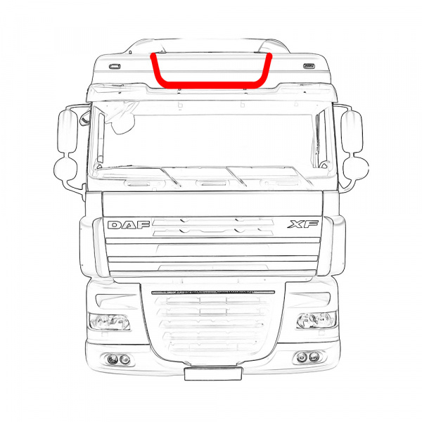 Дуга на крышу DAF XF 95-105 SPACE CUBE (под 4 ПТФ)