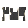 97-Коврики ворсовые SCANIA R 2018г > (увелич. шахта) -(АВС 3 коврика. МТ) (UPP-8 (Графит) кант Бежевый)