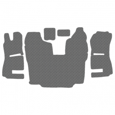 3.5 Коврики стёганные SCANIA 5ser.R (АТ, 2 пневм) от 2013г (Классик Серый)