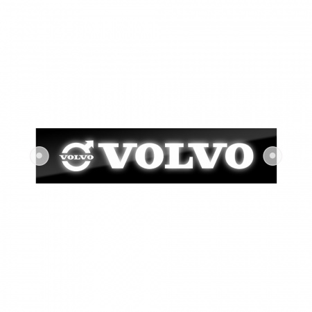 Табличка светодиодная 10*50 Лобовое (12v) (VOLVO белая)