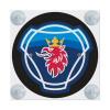Табличка светодиодная "Лайт-бокс" (люкс) мини на лобовое стекло (№6 SCANIA Грифон)