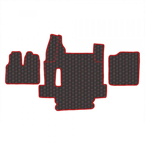 4.14 Коврики стёганные MAN TGX от 2017г.в. (АТ, 2 полки, без холодильника)