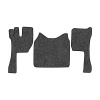 07-Коврики ворсовые VOLVO FH-13 до 2014г.в -(ABTC 3 коврика. АТ) (UPP-3 (Серый) кант Черный)