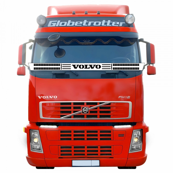 Защита лобового стекла для VOLVO FH3 (нерж., 2-х контурный)