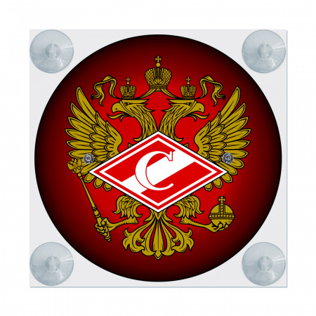 Табличка светодиодная "Лайт-бокс" мини на лобовое стекло (№79 СПАРТАК)