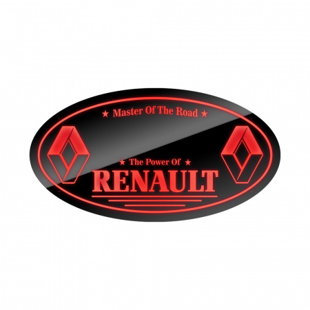 Панель на спальник 75*40 Овал (24v) (RENAULT цветная)