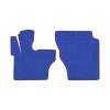 120-Коврики ворсовые JAC N200 -(АВ Водитель и пассажир) (UPP-8 (Синий) кант Коричневый)