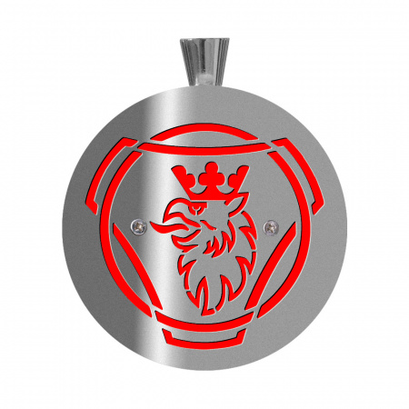 Фонарь под зеркало SCANIA "Грифон" (LED, нерж., комп. 2 шт)