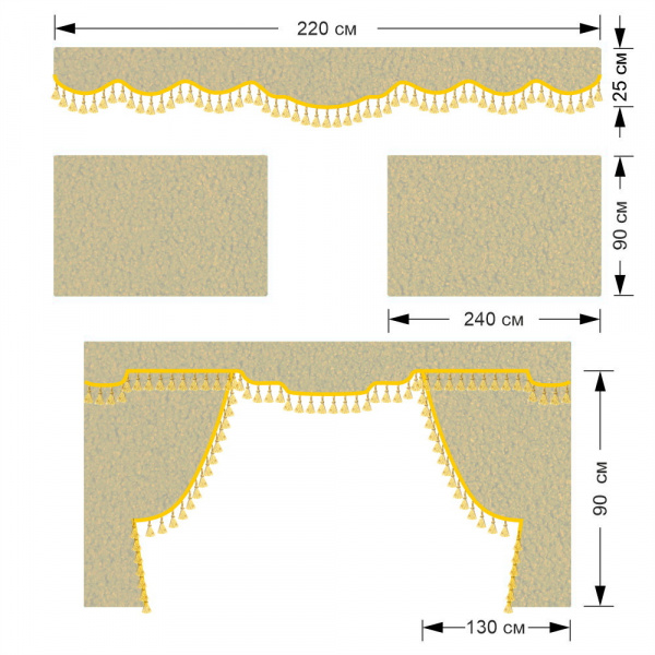 Комплект автоштор SHACMAN F3000