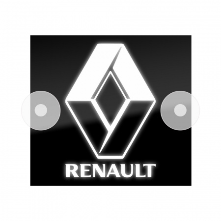 Табличка светодиодная 14*15 Лобовое (24v) (RENAULT белая)