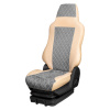 119 Чехлы Стандарт FORD F-MAX  (2 ремня) 2 выс.сид (ПегасБежевый+АликСерый)