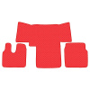 4.2 Коврики стёганные MAN TGL TGM TGS TGA от 2000 (АТ) 410  (Классик Красный)