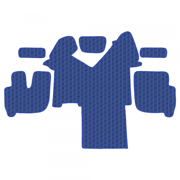 7.7 Коврики стёганные IVECO STRALIS 2013 (АТ широкая кабина) 