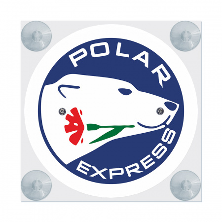 Табличка светодиодная "Лайт-бокс" мини на лобовое стекло (№115 POLAR EXPRESS)